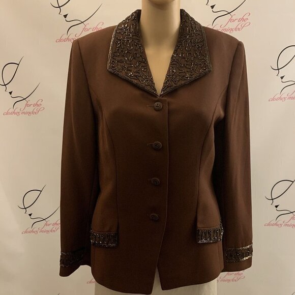 John Meyer. Size 10. Beaded Lined Dressy Embellished Jacket. WTC - Picture 1 of 7
